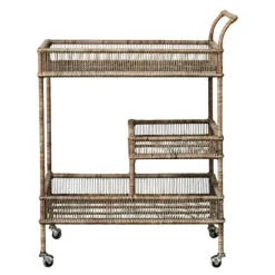 Norah trillebord 90x46 cm rattan/bambus