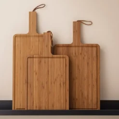 Nordic Kitchen skjærefjøl i tre 38x26 cm bambus