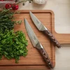 Nordic Kitchen urtekniv 9 cm pakkawood