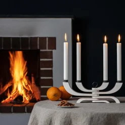 Nordic Light lysestake 20,5 cm hvit