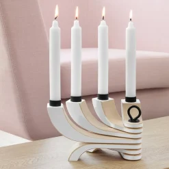 Nordic Light lysestake 20,5 cm hvit
