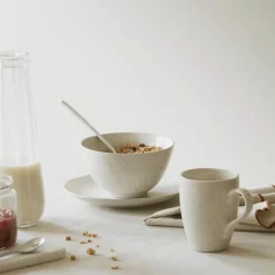 Nordic Vanilla frokostsett 6 deler kremhvit