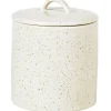 Nordic Vanilla krukke m/lokk 1L kremhvit