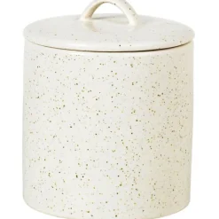 Nordic Vanilla krukke m/lokk 1L kremhvit