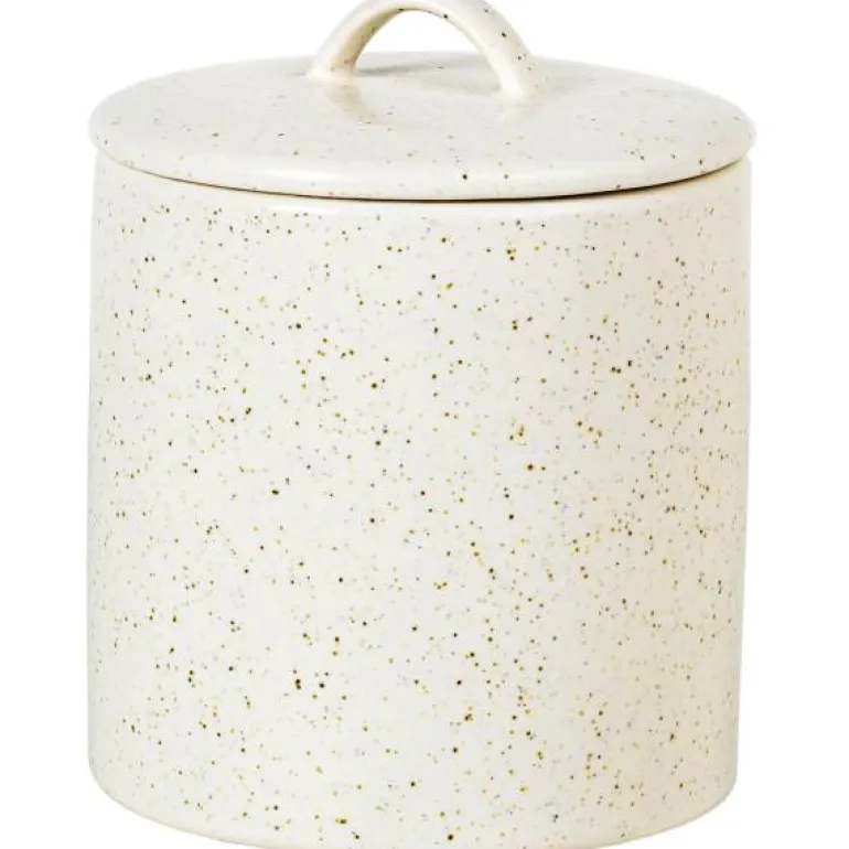 Nordic Vanilla krukke m/lokk 1L kremhvit