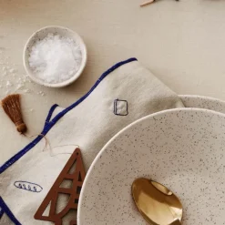 Nordic Vanilla smørskål 7x2 cm kremhvit