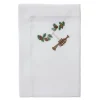 Nordic way juleserviett brodert trompet 50x50 cm