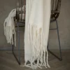 Nord pledd 130x170 cm ensfarget offwhite