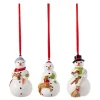 Nostalgic Ornaments snømenn 3 deler