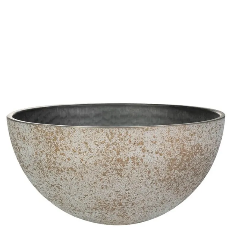 Nova blomsterpotte 25x12 cm concrete gold