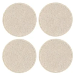 Nuno glassbrikker 4 stk beige