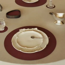 Nupo Circle bordbrikke 38 cm Burgundy