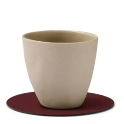 Nupo Circle glassbrikke 10 cm Burgundy
