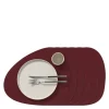 Nupo Curve bordbrikke 37x44 cm 6 stk Burgundy