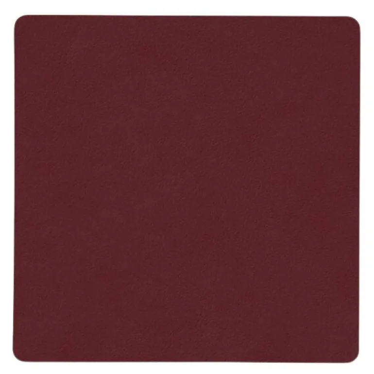 Nupo Square glassbrikke 10x10 cm Burgundy