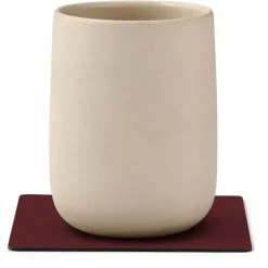 Nupo Square glassbrikke 10x10 cm Burgundy