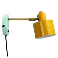 Ocean vegglampe 11,5 cm curry/messing/turkis