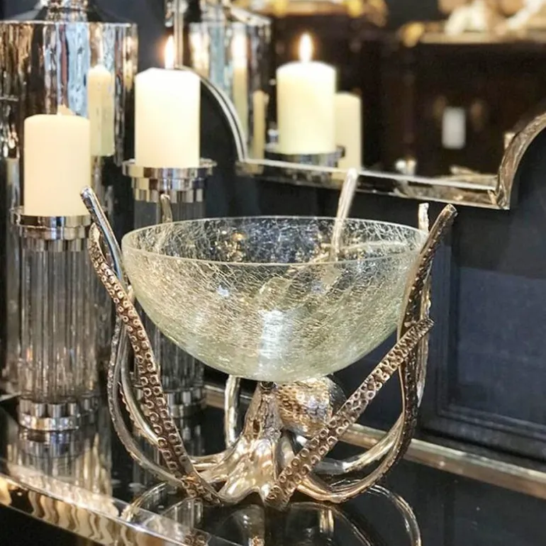 Octopus vinkjøler sølv