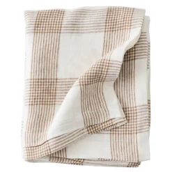 Odette duk i lin 145x145 cm brun