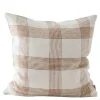 Odette putetrekk i lin 50x50 cm brun