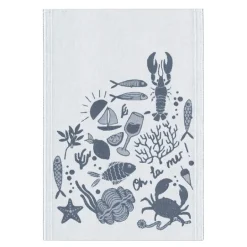 Oh La Mer! 012 håndkle 35x50 cm mørk blå