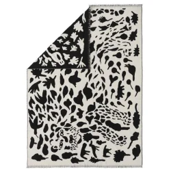 Oiva Toikka Collection pledd cheetah svart