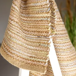 Olivia jute gulvløper 70x140 cm pastell