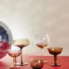 Opacity champagneglass 30 cl 2 stk brun
