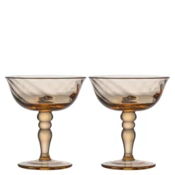 Opacity italiensk champagneglass 15 cl 2 stk fersken