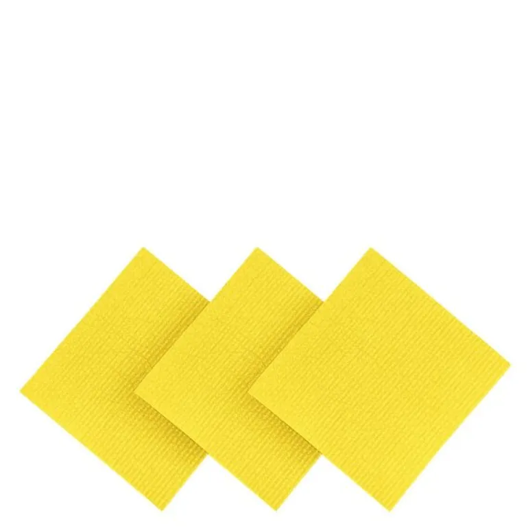 Oppvaskklut Swedish 3 stk gul