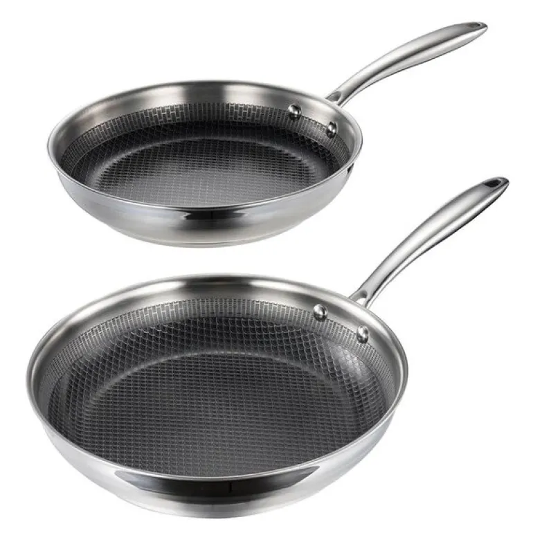Optimal stekepannesett gryte m/keramisk belegg 2 stk 24+28 cm