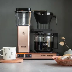 Optio kaffetrakter 1,25L rosegull