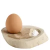 Organic eggeglass 4 stk teak