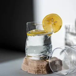 Organic Living vannglass 28 cl 4 stk klar