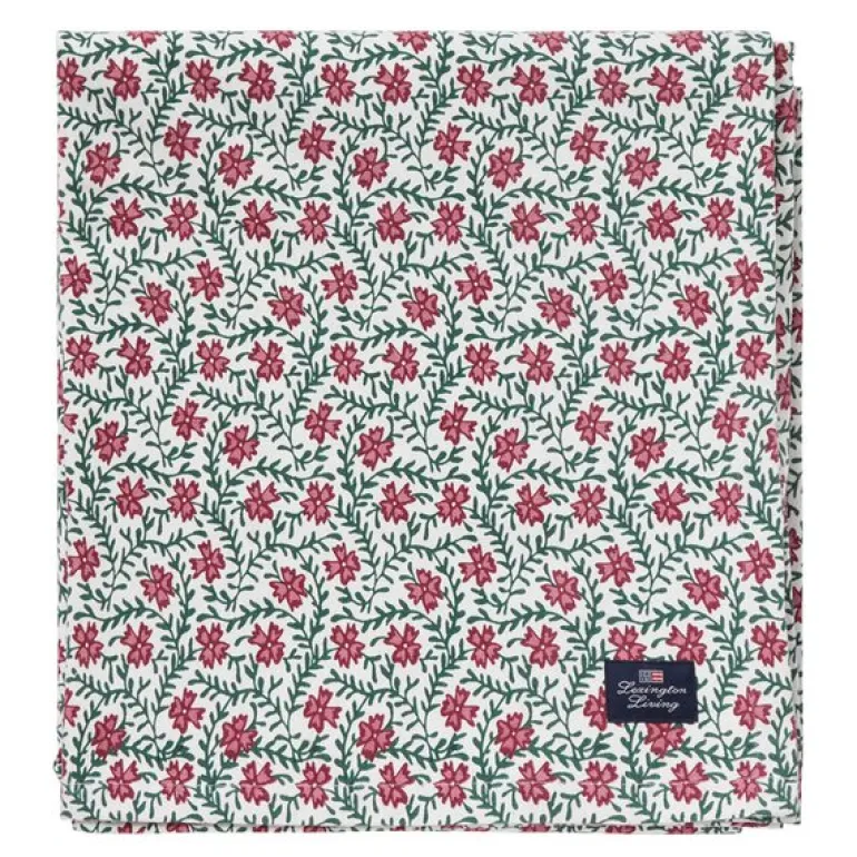 Original bomullsduk 150x350 cm blomstertrykk