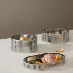 Orlo serveringsbrett 30x17x4 cm stål