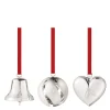 2026 ornamentsett 25,2 cm 3 stk sølv