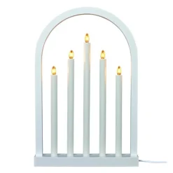 Oslo adventsstake 49 cm hvit