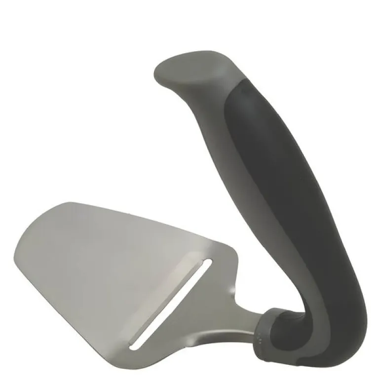Ostehøvel ergonomisk svart/stål