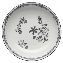 Ostindia  dyp tallerken 22 cm svart