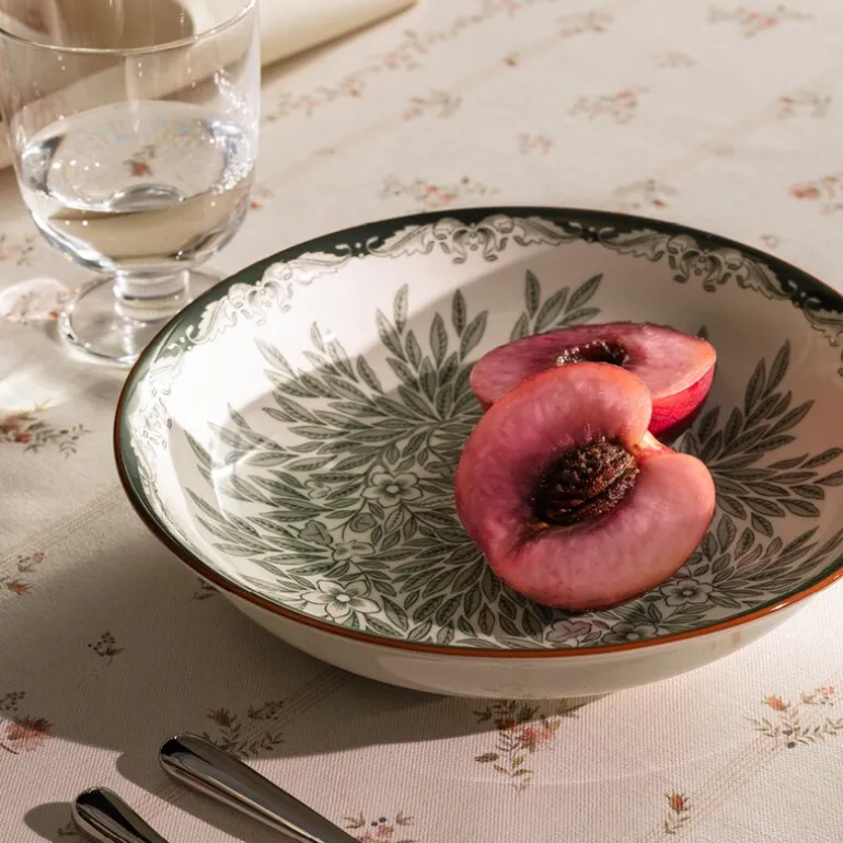 Ostindia Floris dyp tallerken 22 cm grønn