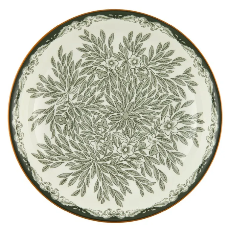 Ostindia Floris dyp tallerken 22 cm grønn