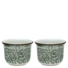 Ostindia Floris eggeglass 5,5 cm 2 stk grønn