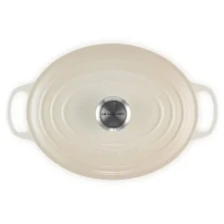 Oval gryte 4,1L meringue