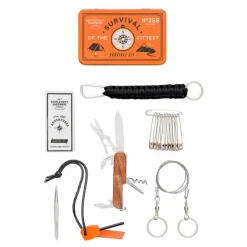 Overlevelsekit i boks oransje