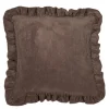 Owen putetrekk m/volang 50x50 cm kaffe