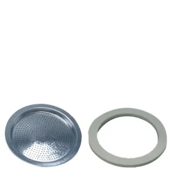 Pakning & filterplate for Moka Express og Moka Induction 3 og 4 kopper