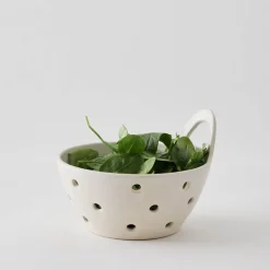 Palermo dørslag steintøy 18 cm krem