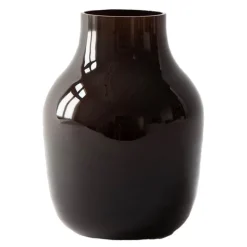 Paloma vase medium 21 cm dark brown