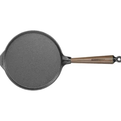 Pannekakepanne 23 cm med valnøtt håndtak